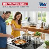 Fackelmann Set van 2 Koekenpannen 28 en 32 cm en 3 Kookpotten 12, 14 en 24 cm Elo Profi Brillant
