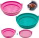 POTALAI TRADE Kft 2 Air Fryer pot en silicone - vert/rose