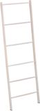 Relaxdays handdoekladder - 6 stangen - 170 x 55 cm - hout - wit