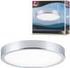 Paulmann Aviar Lampe de plafond LED, 70882, éclairage de plafond plat, IP44, étanche aux éclaboussures, 20 W, lampe de salle de bain, chrome, lampe incluse