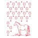 Stamperia International G Stencil-Romantische Hoefijzers Patroon, Diverse, A4