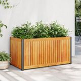 Maison Exclusive - Jardinière 85x45x44 cm, en bois massif d'acacia et en acier