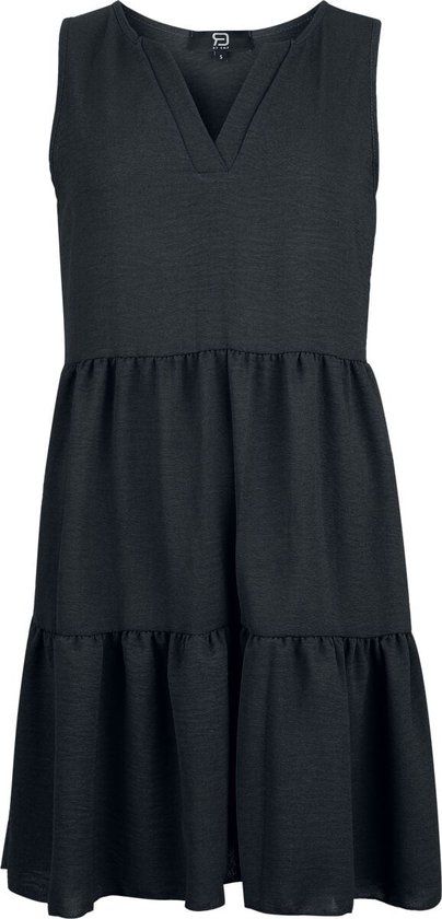 R.E.D. by EMP R.E.D. Rock-Engineered Design Zwarte Basic Jurk - Dames - M