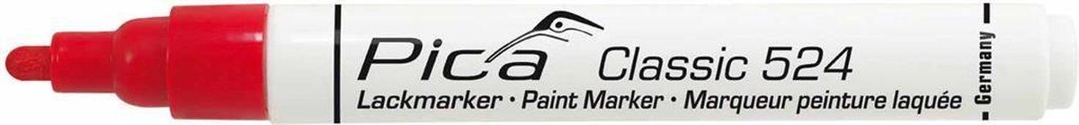 Pica 524/40-10 Lakmarker - Rood - 2-4mm (10 stuks)