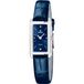 Festina F20769/4 Dames Polshorloge Blauw Leer Zilverkleurig Staal Rechthoekig Mineraalglas 3 ATM