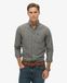 Superdry Premium Check Oxford Shirt Grey Size: XL