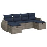 VidaXL 3325627 Tuinmeubelset Marineblauw Kunststof Staal