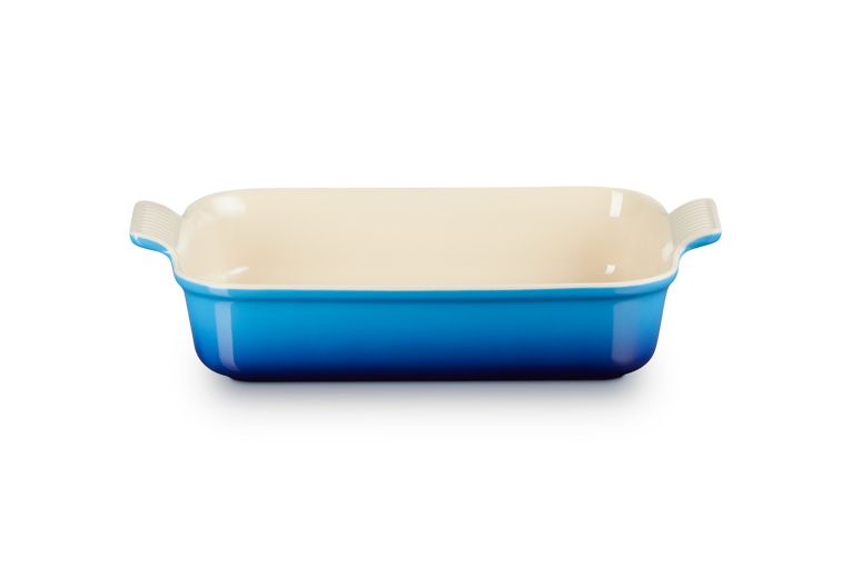 Le Creuset Azure Rectangular Stoneware Casserole Baking Dish - 4L - 32cm