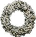 Everlands Couronne de Noël Imperial enneigée 50cm 50LED