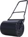 Rouleau de gazon à tirer - Rouleau de jardin - Pour niveler la pelouse - Capacité de charge réglable - Capacité de 60 litres - Noir