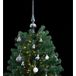 Sapin de Noël artificiel articulé 300 LED et boules 180 cm