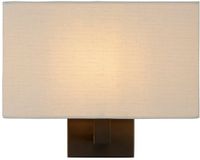 Atmooz Wandlamp Bogota Zwart/Wit Metaal E14 24cm