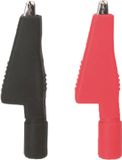 Testboy Krokoklemmensatz (schwarz / rot) Krokodillenklemmenset Zwart, Rood 1 set(s)