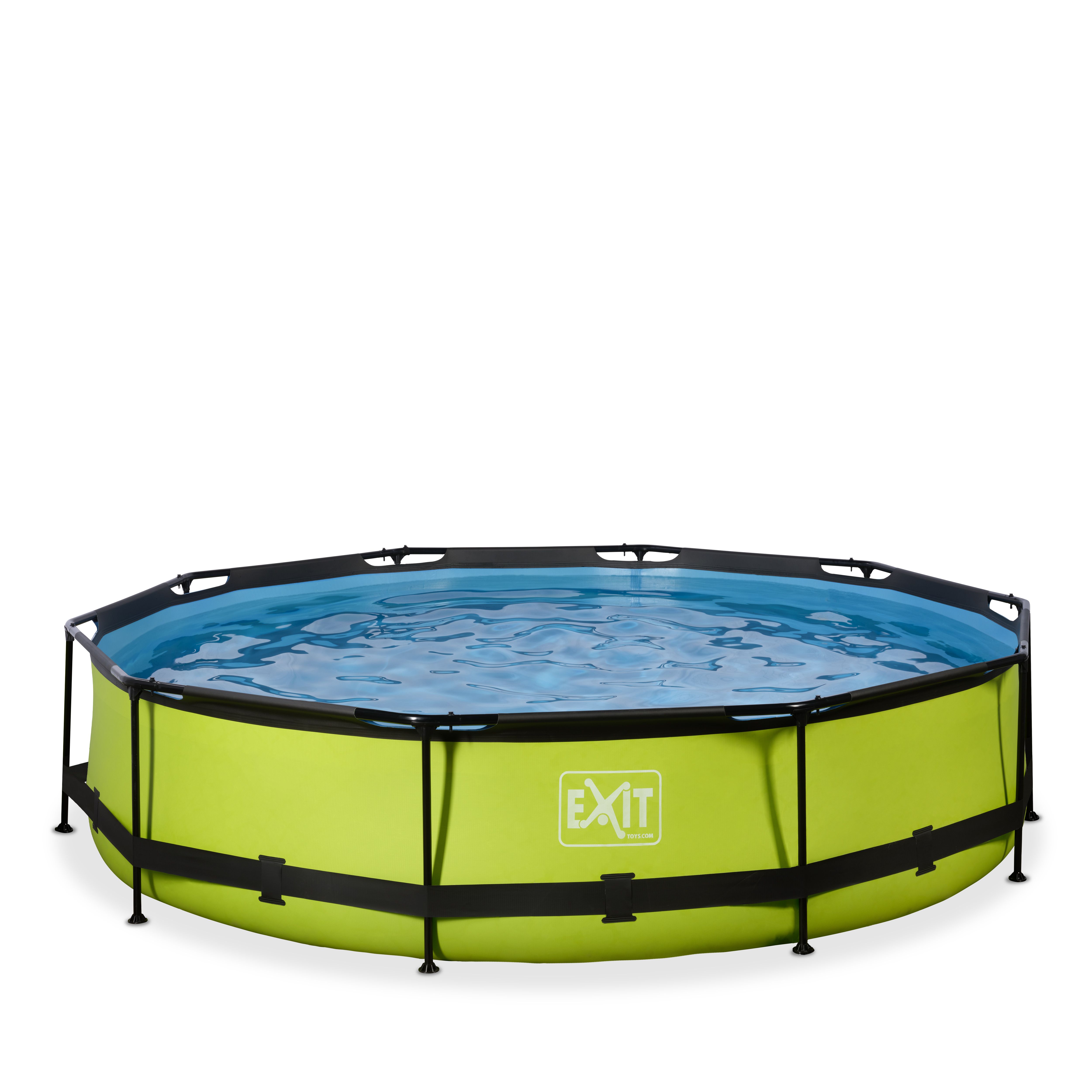 Exit Lime Zwembad ø360x76cm met filterpomp - groen