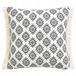 ROOM99 Amalfi Sierkussenovertrek, 40 x 40 cm, met franjes, decoratief sierkussen, decoratief, esthetisch, modern, slaapkamer, woonkamer, katoen, met franjes, decoratie wit