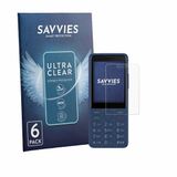Savvies - Screenprotector voor TCL OneTouch 4042s - Folie Beschermfolie transparant 6 Stuks