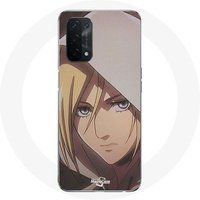 Maniacase Etui voor Oppo A74 5G Annie Aanval der Titanen Anime