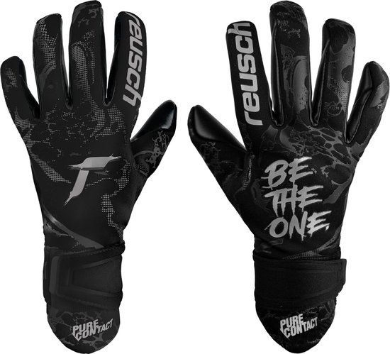 Reusch Torwarthandschuhe Pure Contact Infinity Junior - Zwart - Maat: Kinderen - Voetbal