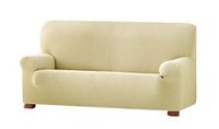 Eysa Cora Bi-Elastic Sofa Hoes 4-zits, Polyester-Katoen, Beige, 36 x 27 x 19 cm