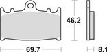 TRW MCB 602 Sinter Brake Pads