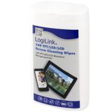 LogiLink RP0010 Lingettes humides pour écrans (100 Pièces)