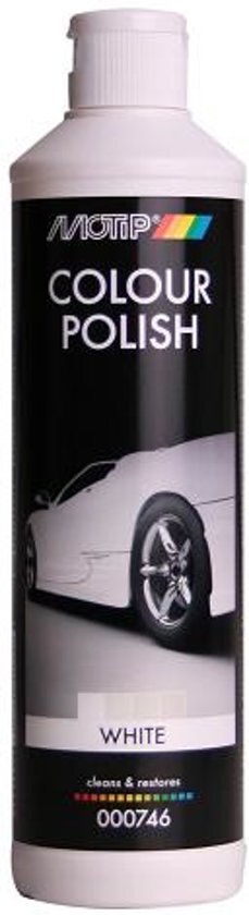 Motip Auto poets colour polish WIT 500ml