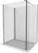 Mexen Kioto paroi de douche Walk-in 135 x 80 x 30, transparent, noir