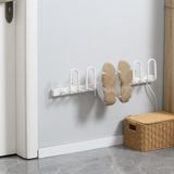 NONE Elektrische schoendroger Staal Wit Wandmontage