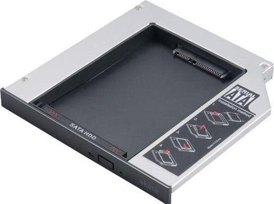 Akasa N.Stor 2.5 inch harde schijf behuizing Zwart