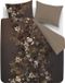 Kardol Velutini dekbedovertrek - Lits-Jumeaux XL - 260 x 200/220 cm - Bruin