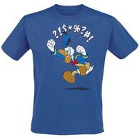 Mickey & Minnie Mouse Disney Mickey & Minnie Mouse - T-shirt - Angry Donald - S tot 3XL - Mannen - Blauw