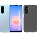 Samsung Galaxy A18 128GB Blauw 4G + BlueBuilt Back Cover Transparant