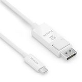 PureLink IS2220-010 video kabel adapter 1 m USB Type-C DisplayPort Wit