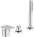 Ideal Standard 3-gats badkraan Extra m.HB z. baduitloop Chroom, BD517AA