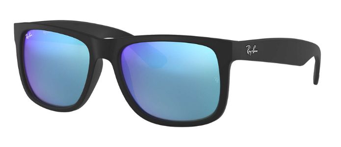 Ray-Ban RB4165 622/55 Justin (Color Mix) Zonnebril - Blauw - Vierkant - Heren