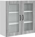 vidaXL Wandkast PORTO Grijs Sonoma Bewerkt Hout 80 x 31 x 80 cm