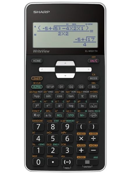 Sharp EL-W531TH - Zakrekenmachine - Zwart/Grijs