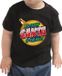 Bellatio Decorations Shoppartners Bv Kerst t-shirt my friend Santa is the best zwart - baby - kerst kleding - jongen / meisje 68