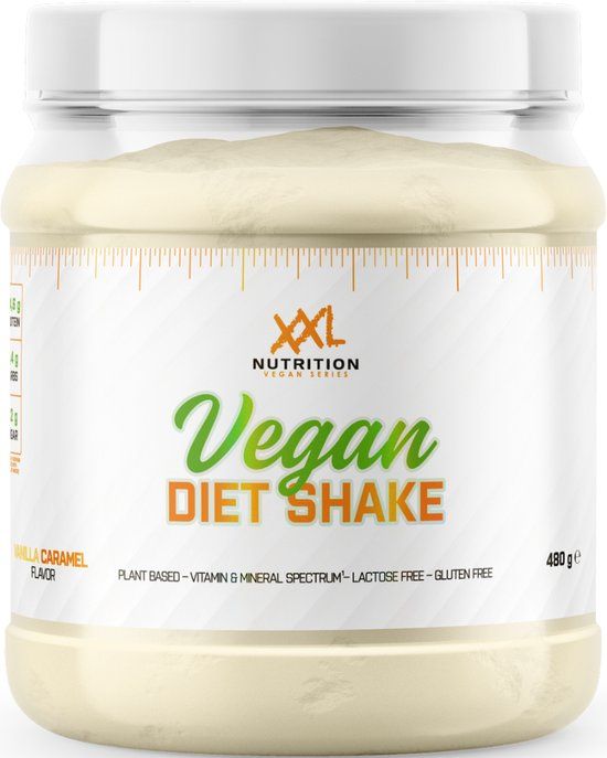 XXL Nutrition Vegan Diet Shake - Vanilla Caramel - 480g