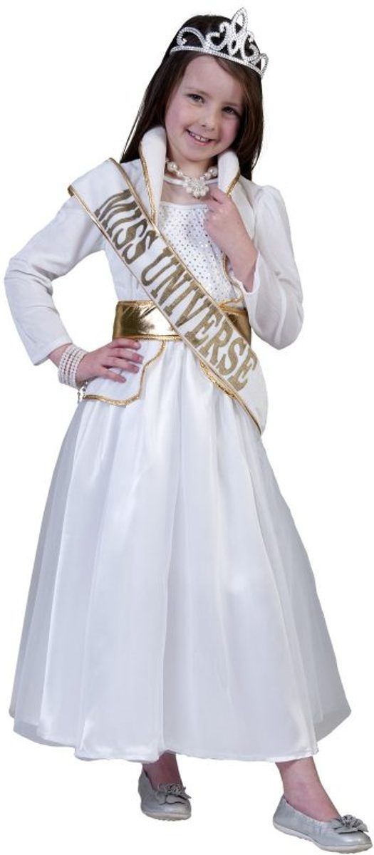 Funny Fashion Kostuum Miss Universe - Verkleedkleding - Maat 140