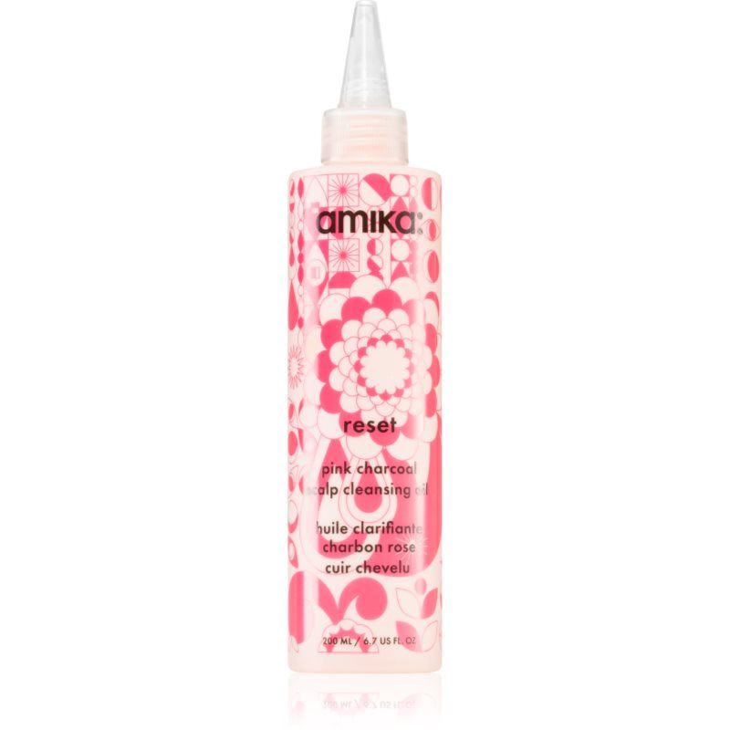 Amika Reset Pink Charcoal Scalp Cleansing Oil 200ml