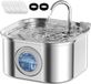 HORCONDORM S.R.L. Fontaine à boire en acier inoxydable pour animaux domestiques 3,2 L