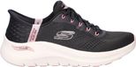 Skechers Arch Fit 2.0 Hands-Free Slip-in dames sneaker - Zwart multi - Maat 41