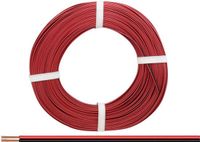 Donau Elektronik 225-010 Draad 2 x 0.25 mm² Rood/zwart 50 m
