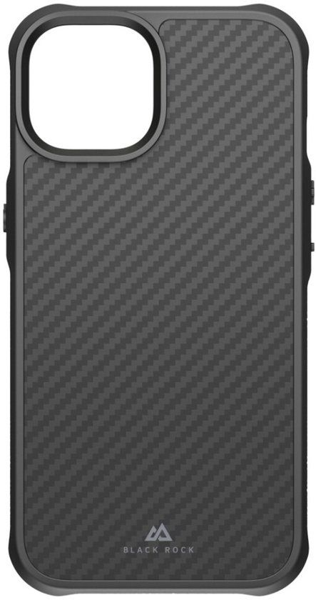 Black Rock Robust Carbon Cover Voor Apple iPhone 14 Zwart