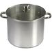 Baumalu 342654 vleespan met deksel, 13,5 l, diameter 28 cm, roestvrij staal, roze