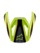 Alpinestars Visière S-M3 Fray Junior Rouge Jaune Fluo Noir Brillant, Taille: One Size
