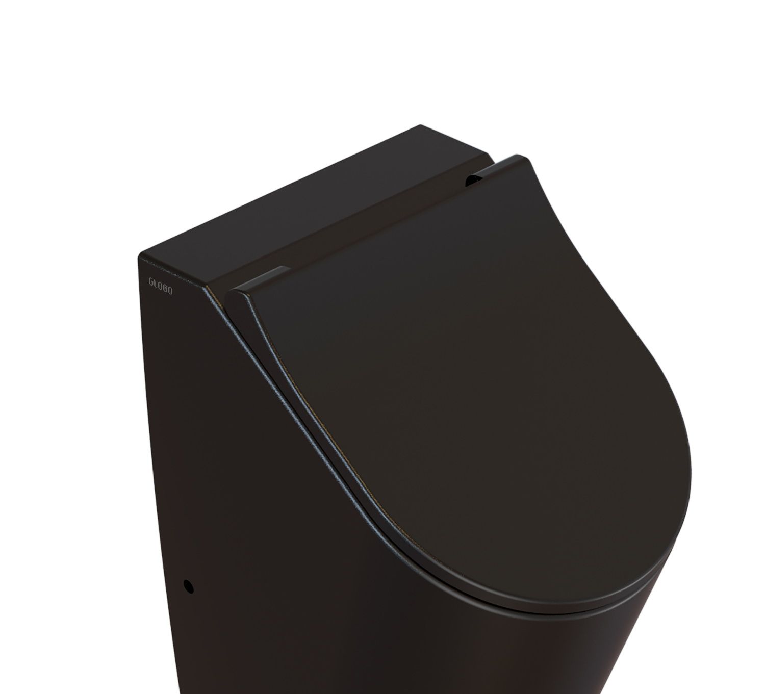 Globo Urinoir deksel Globo Forty3 Mat Zwart met Softclose Systeem