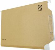 Gio Hangmap Elba Arcón Label met naam Vizier Transparant Bruin Wit Tweekleurig A4 Fiches 25 Stuks