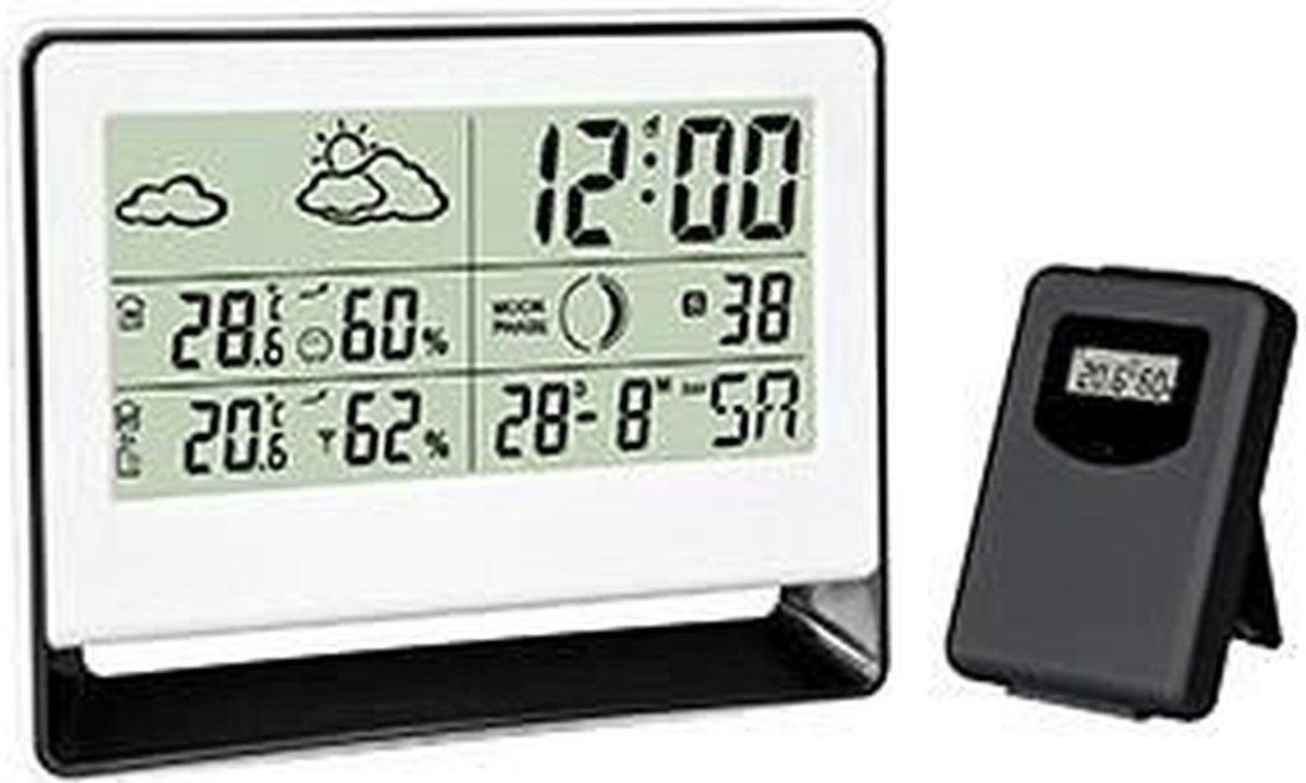 Chacon 54416 weerstation met draadloze buitensensor